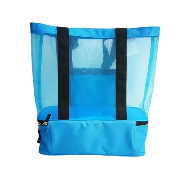 Beach Cooler bag With Mesh Tote