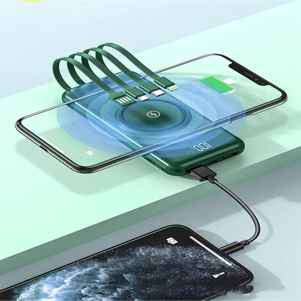 The New 20000 mAh Self Cable Charging Treasure
