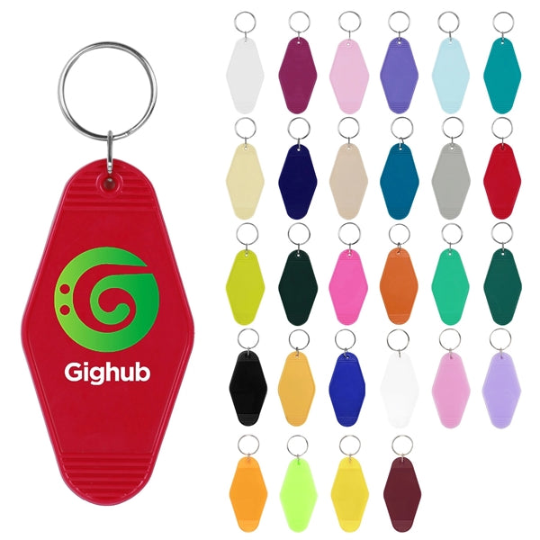 Vintage Retro Motel Key Chain
