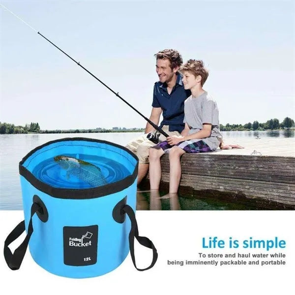 Portable Fishing Car Wash Water Outdoor Collapsible Bucket