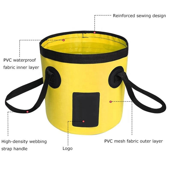Portable Fishing Car Wash Water Outdoor Collapsible Bucket