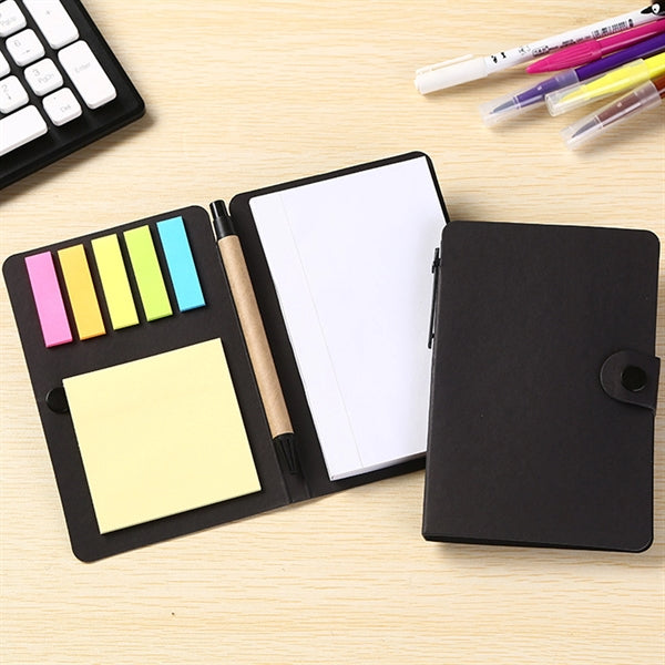 Button Style Kraft Paper Combination Notebook