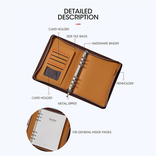 A5 Business Notebook Organizer