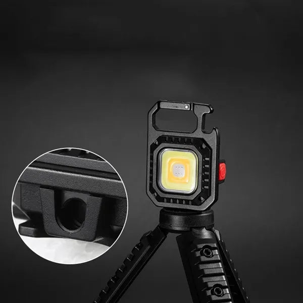 Type-C Waterproof Keychain Work Light Magnetic Flashlight