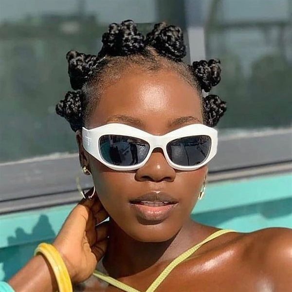 Y2K Futuristic Wrap Around Sunglasses UV Protection Shield