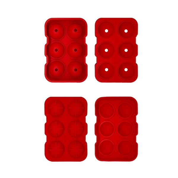 6 silicone Ice Ball Molds