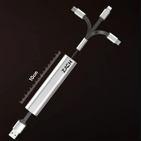 3 In 1 Keychain Charging Cable