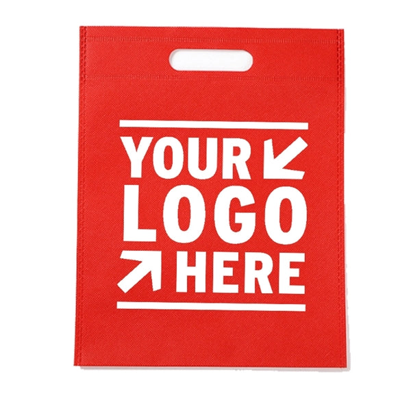 Advertising Die Cut Handle Trade Show Nonwoven Tote Bags