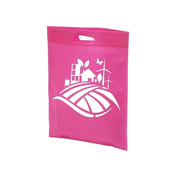 Advertising Die Cut Handle Trade Show Nonwoven Tote Bags