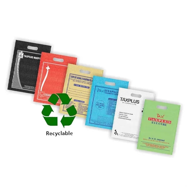 Advertising Die Cut Handle Trade Show Nonwoven Tote Bags