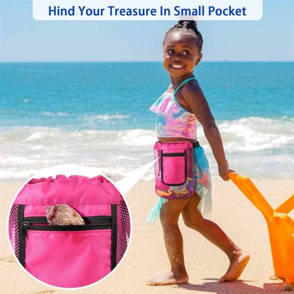 Children'S Shell Storage Mesh Bag