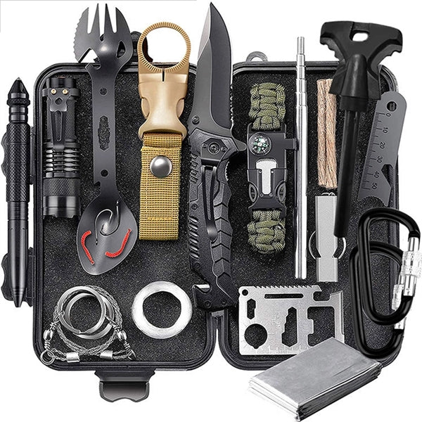 24 in 1 Outdoor Emergency Survival Gear Kits