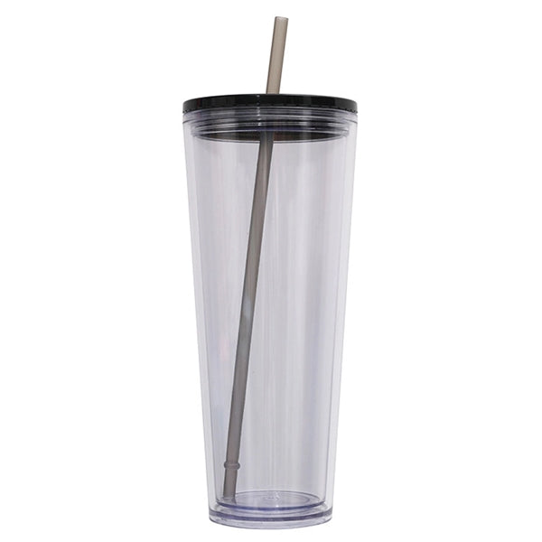 24 Oz. Custom Double Wall Acrylic Tumbler Carnival Cup