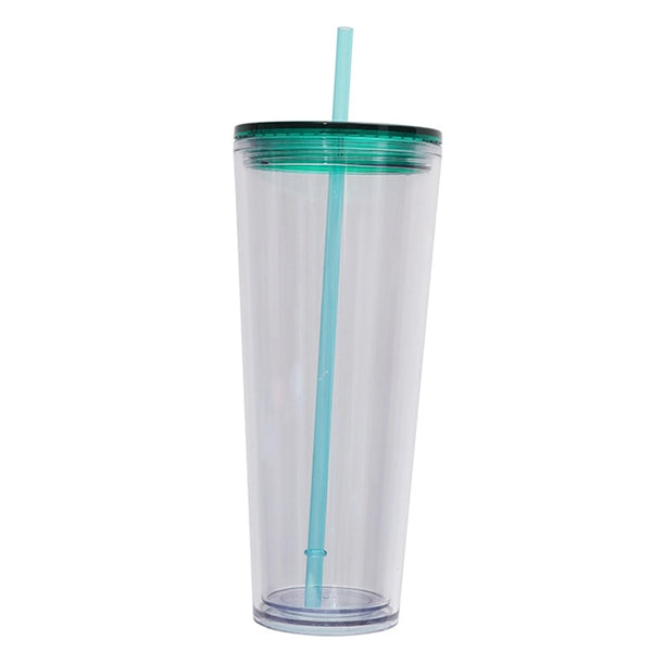 24 Oz. Custom Double Wall Acrylic Tumbler Carnival Cup