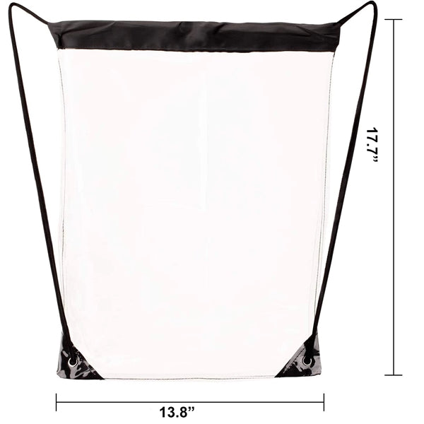 Clear Drawstring Bag