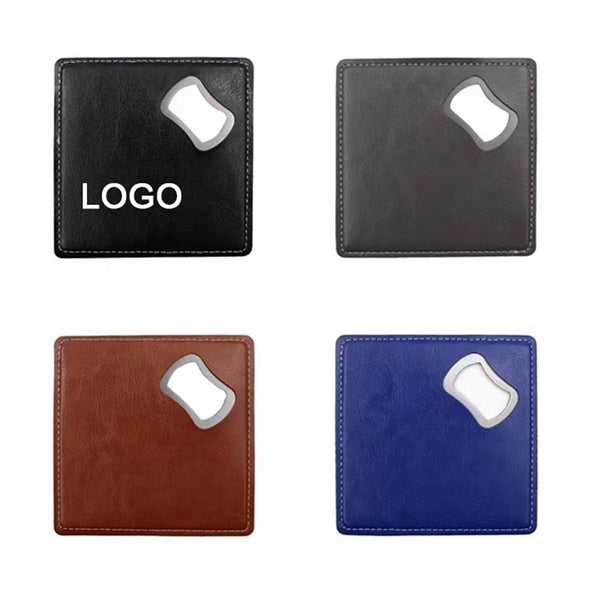 Stainless Steel Bottle Opener Coaster