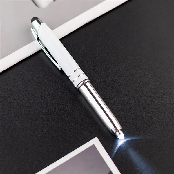 Stylus Metal Pen with Flashlight