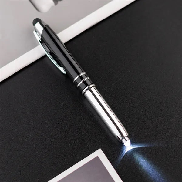 Stylus Metal Pen with Flashlight