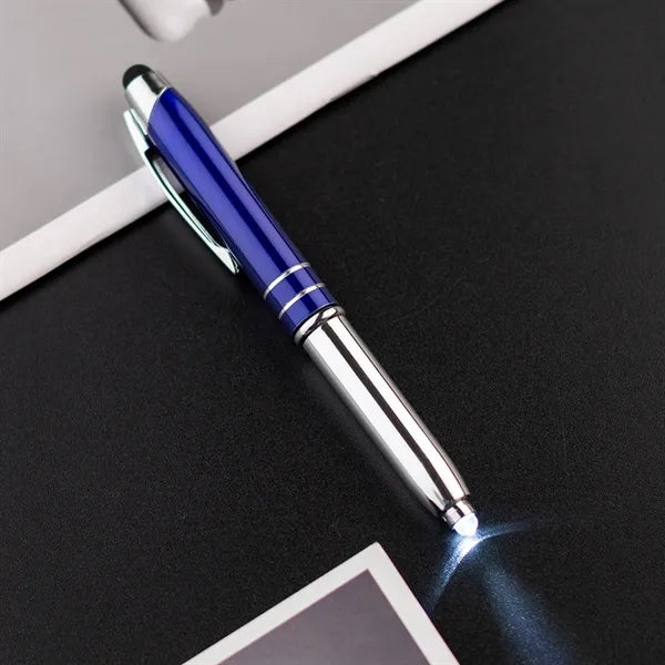 Stylus Metal Pen with Flashlight