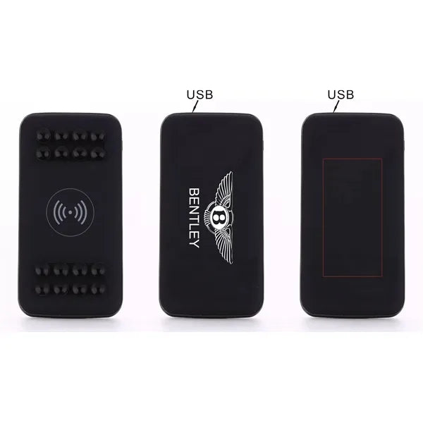 Dual USB Output With Magetic Silicone Suctions Power Bank