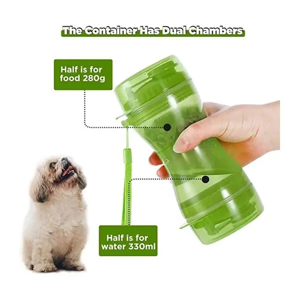 Portable Pet Drinking Cup for Water and Food