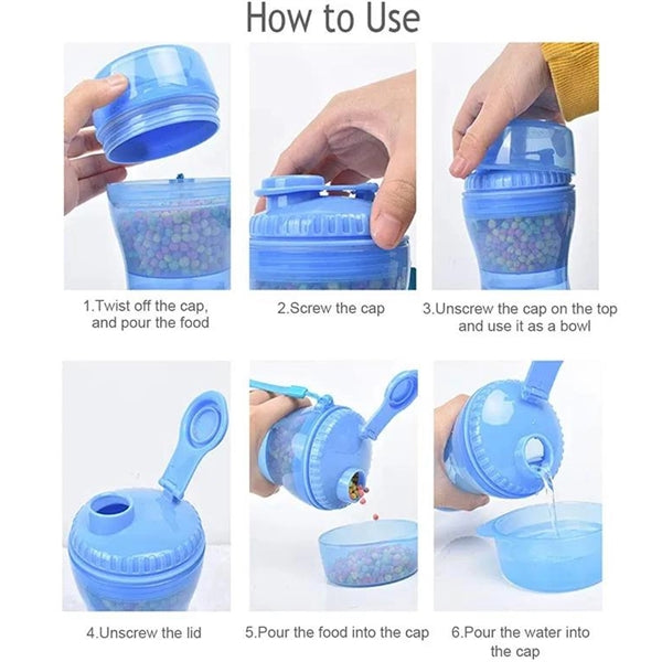 Portable Pet Drinking Cup for Water and Food
