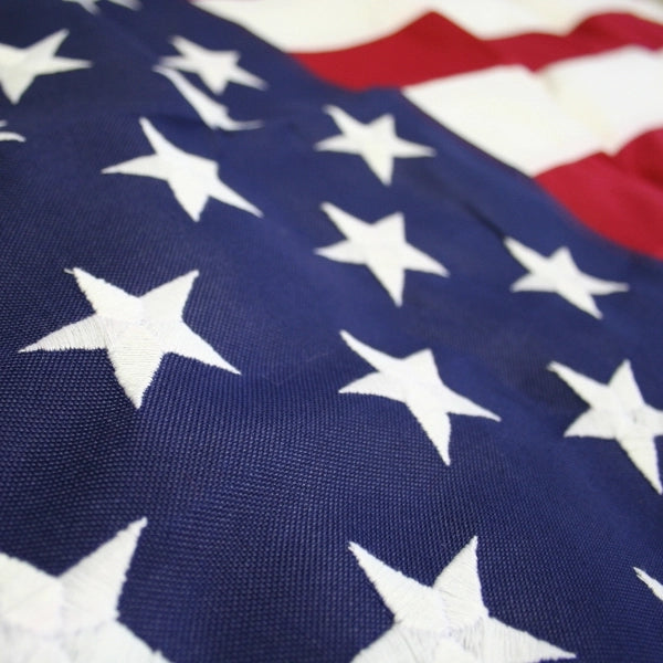 20' x 30' 2-ply Polyester U.S. Flag with Rope and Thimble