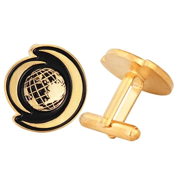Brass Soft Enamel 2D Cufflinks