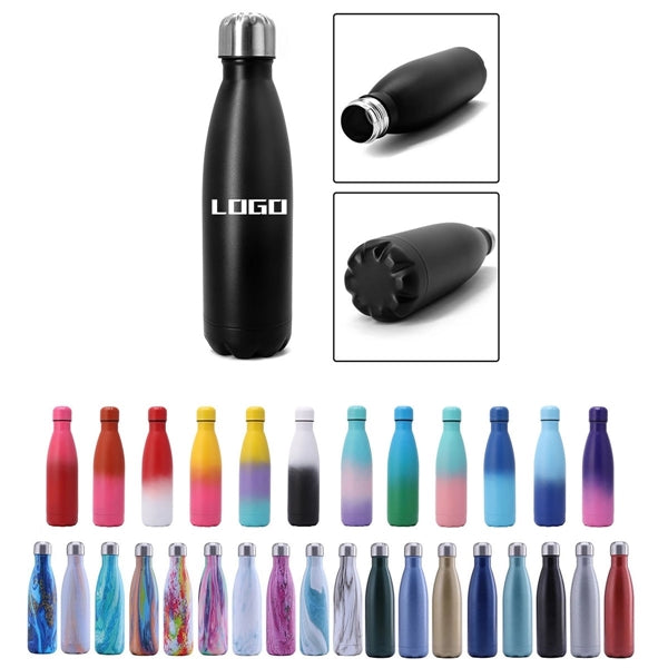 18oz Cola Shape Insulated Water Bottle