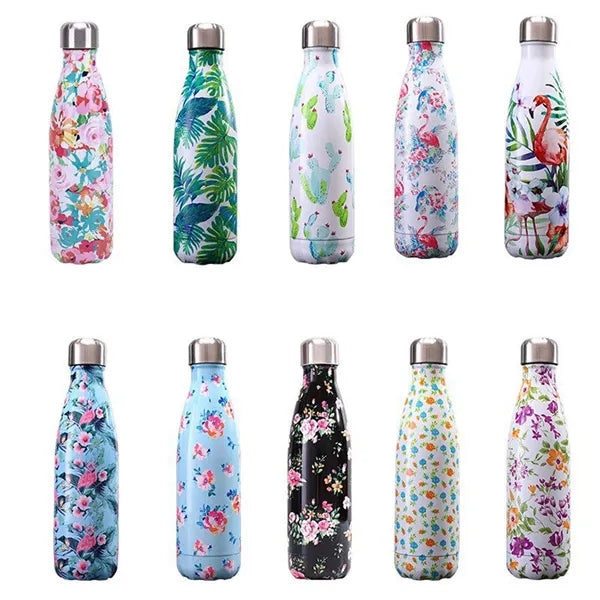18oz Cola Shape Insulated Water Bottle