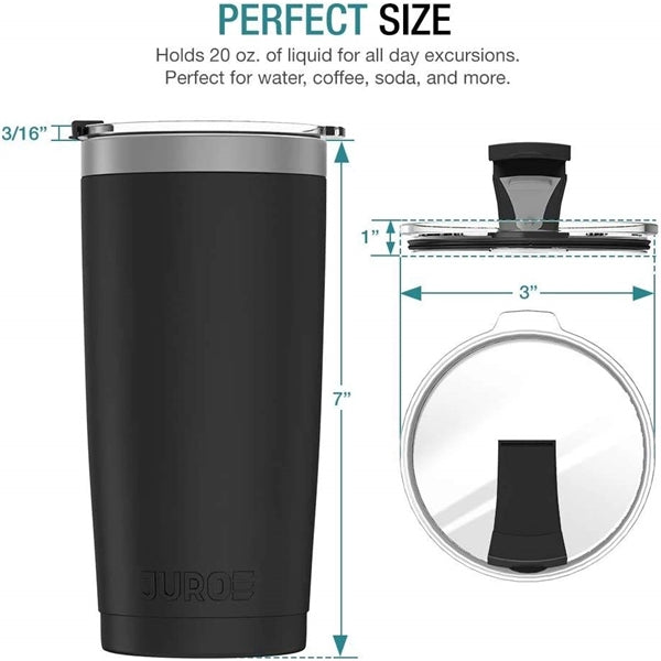 Double Wall Stainless Steel Insulated Travel Mug 20 oz