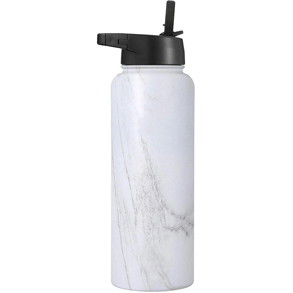 40OZ Vacuum Bottle With Wide Mouth Straw Lid