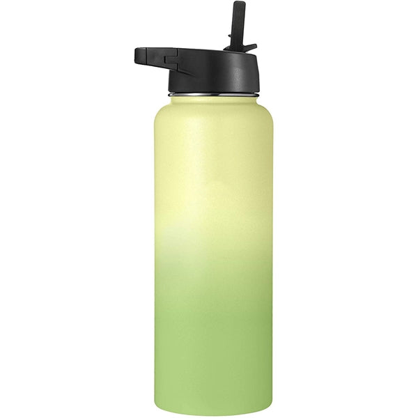 40OZ Vacuum Bottle With Wide Mouth Straw Lid