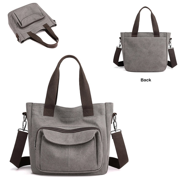 Urban Canvas Tote Bag With Shoulder Strap