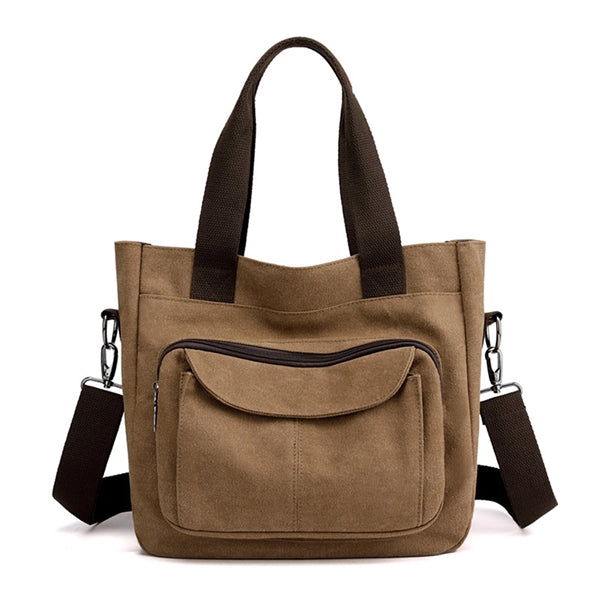Urban Canvas Tote Bag With Shoulder Strap