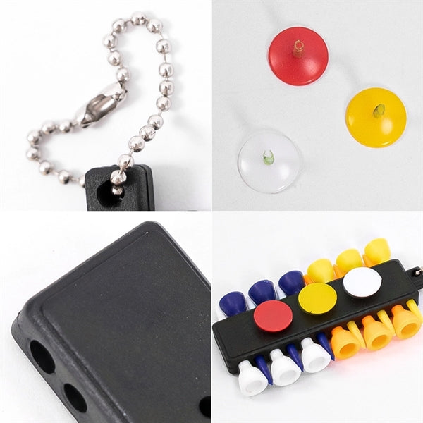 Golf Tee Holder Key Chain