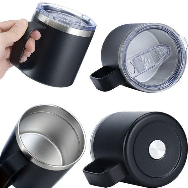14 oz Vacuum Insulated Stainless Steel Mug with Lid