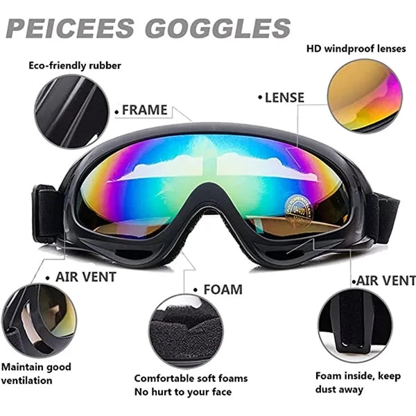 Snowboard Goggles for Men Women