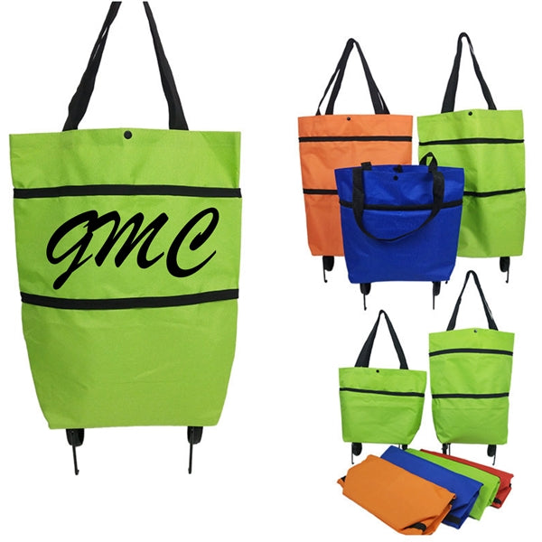 Folding Shopping Bag With Wheels