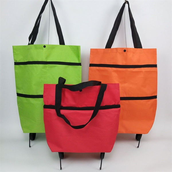 Folding Shopping Bag With Wheels