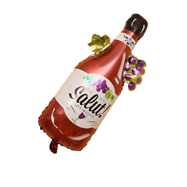 Wine bottle modeling aluminum film balloon party