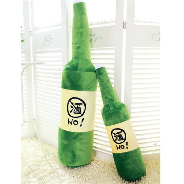 Wine bottle modeling plush toy soft home sofa ornament Throw