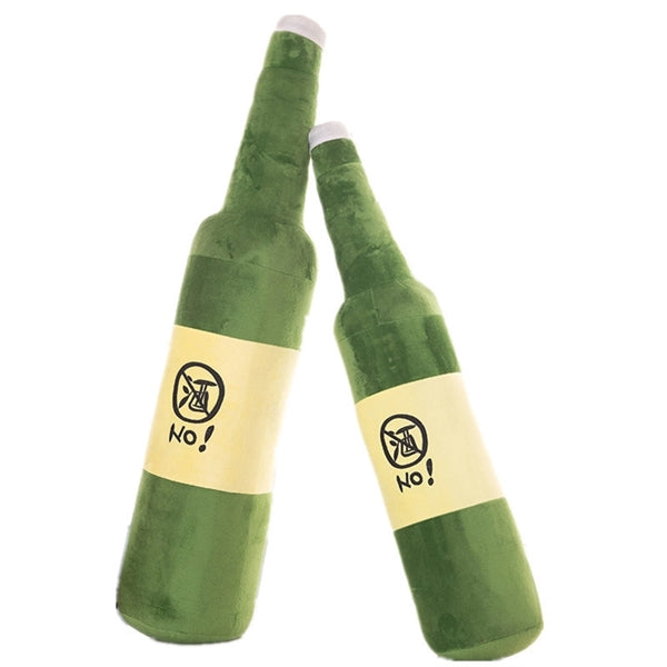 Wine bottle modeling plush toy soft home sofa ornament Throw