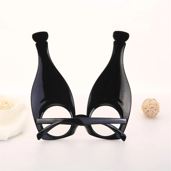 Party photo concave styling glasses with gold powder style