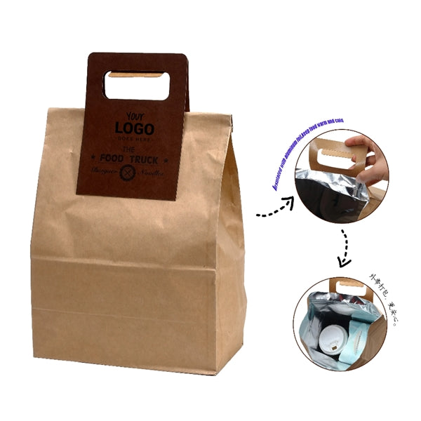 Insulated Foil Handle Paper Bag