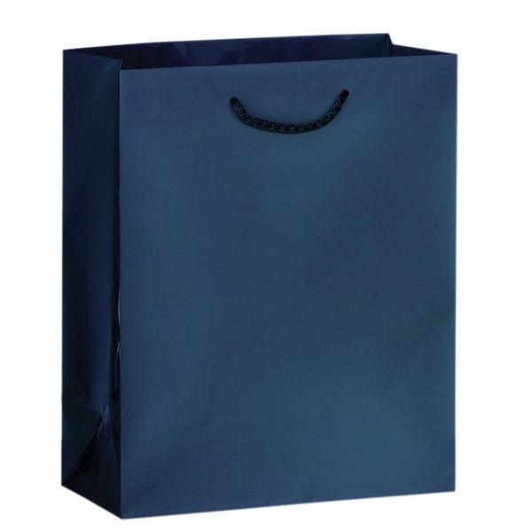 Matte Laminated Euro Tote Bag Macrame Rope Handles