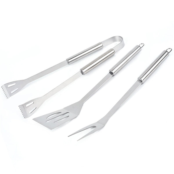 3pcs Stainless Steel BBQ Grilling Tool Set