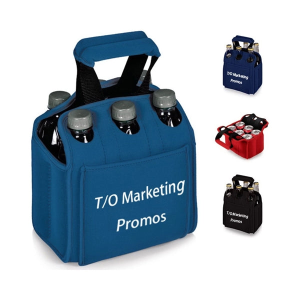 Neoprene Water Bottle Holder Insulated Beer Carrier for Six