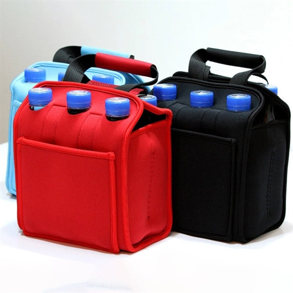 Neoprene Water Bottle Holder Insulated Beer Carrier for Six