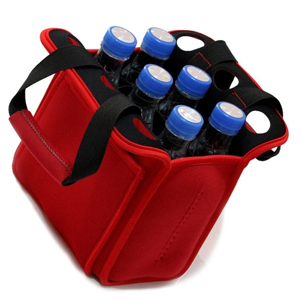 Neoprene Water Bottle Holder Insulated Beer Carrier for Six